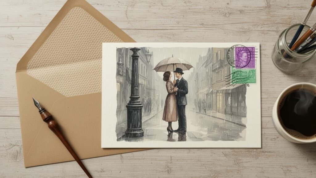 Hands Beneath The Umbrella
